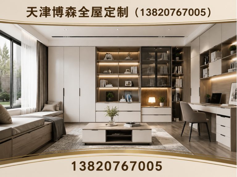 河东区天津博森全屋定制展示图